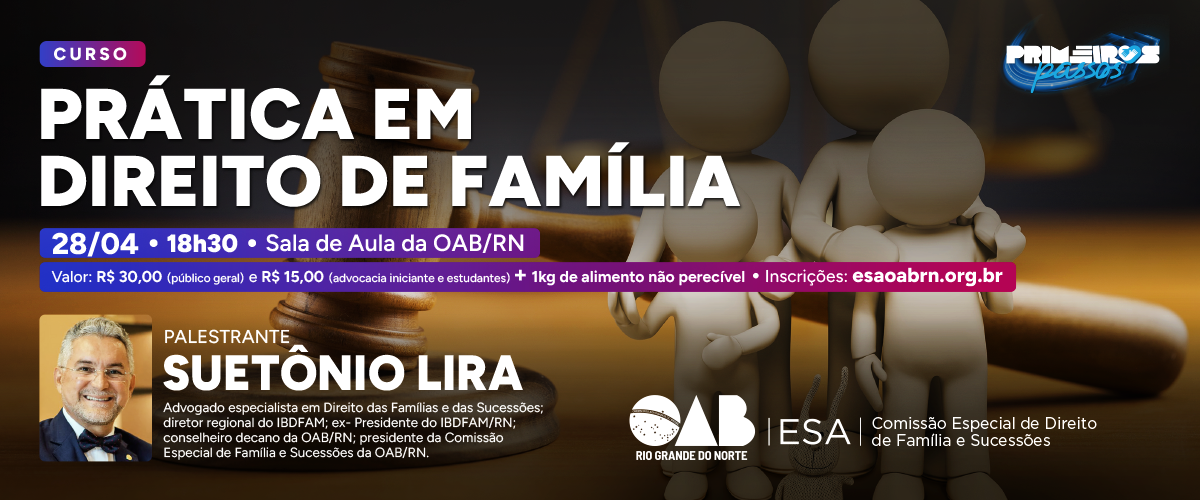 Primeiros Passos: Prática em Direito de Família