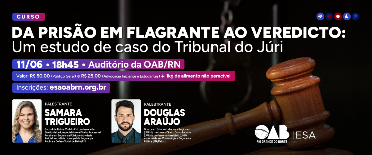 Da prisão em flagrante ao veredicto
