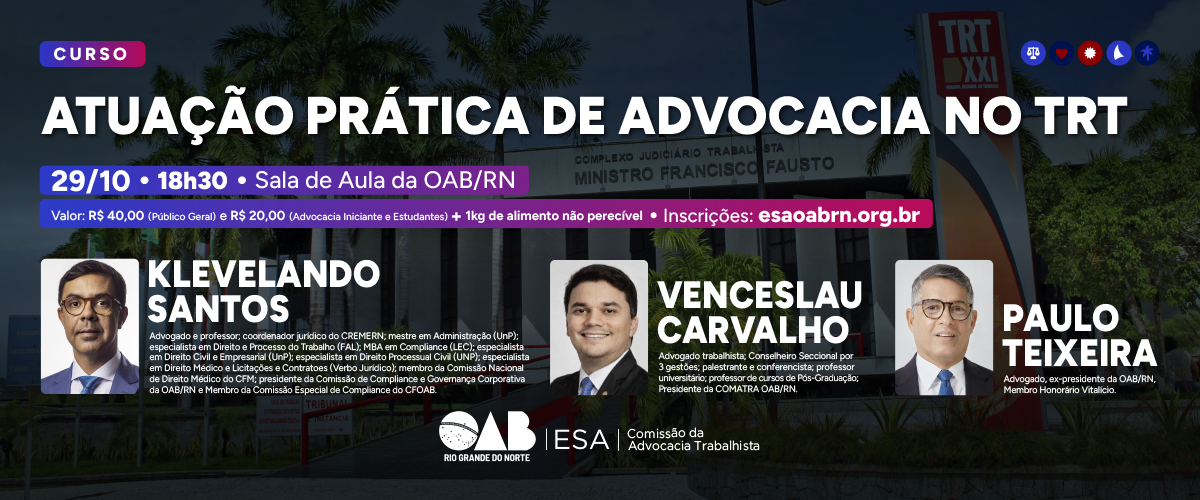 Atuação Prática de Advocacia no TRT