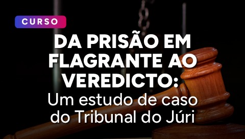 Dia 11 de junho - Da prisão em flagrante ao veredicto: um estudo de caso do Tribunal do Júri